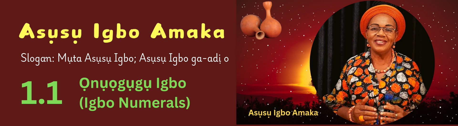Asụsụ Igbo Amaka (Module 1)